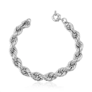 PULSEIRA CORDÃO BAIANO DUAS VOLTAS LISA 9MM